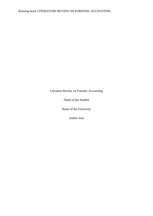 Literature Review on Forensic Accounting_1