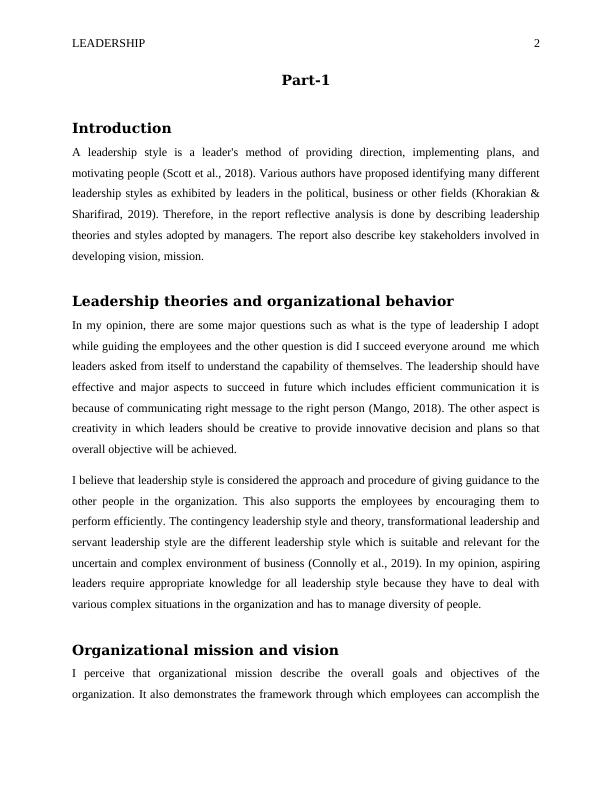The Organizational mission and vision_3