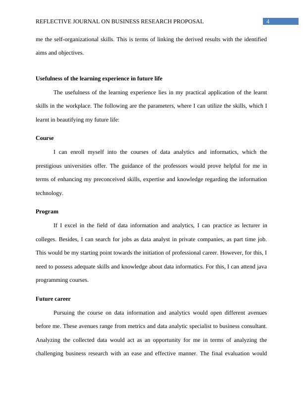 Learning experience in business research proposal: a case study_4