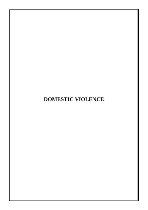 DOMESTIC VIOLENCE._1