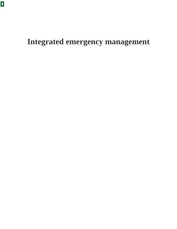 Integrated emergency management - Metropolitan police_1