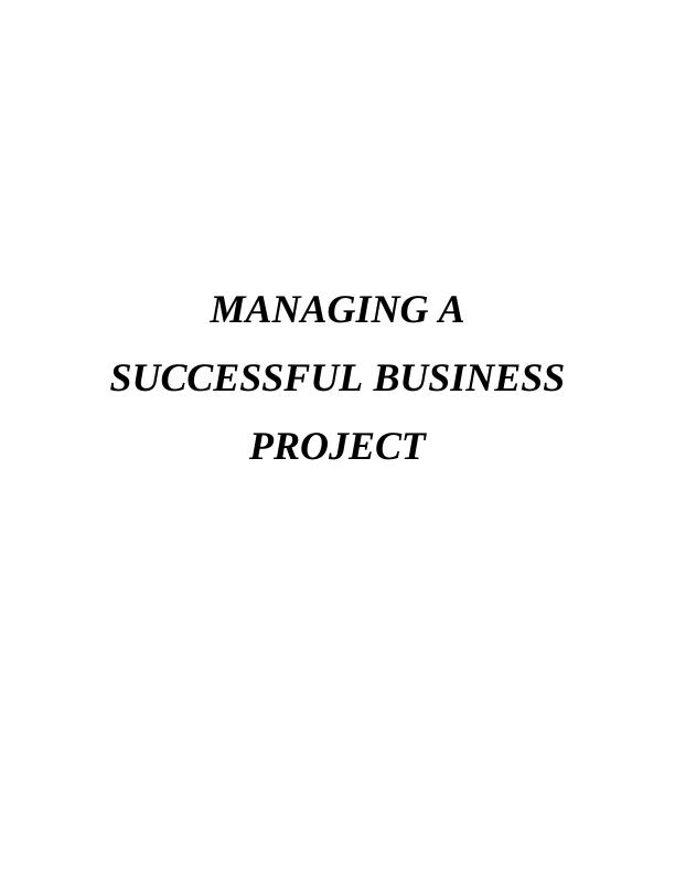 Managing a Successful Business Project -  impact of digital technology in a small business_1