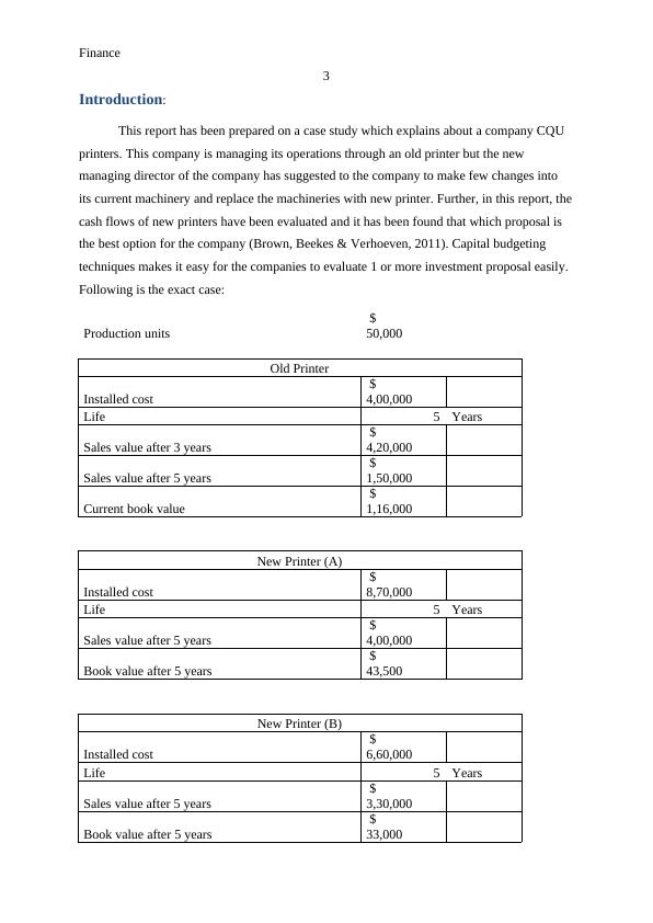 FINC20018 Report on Finance - CQU printers_3