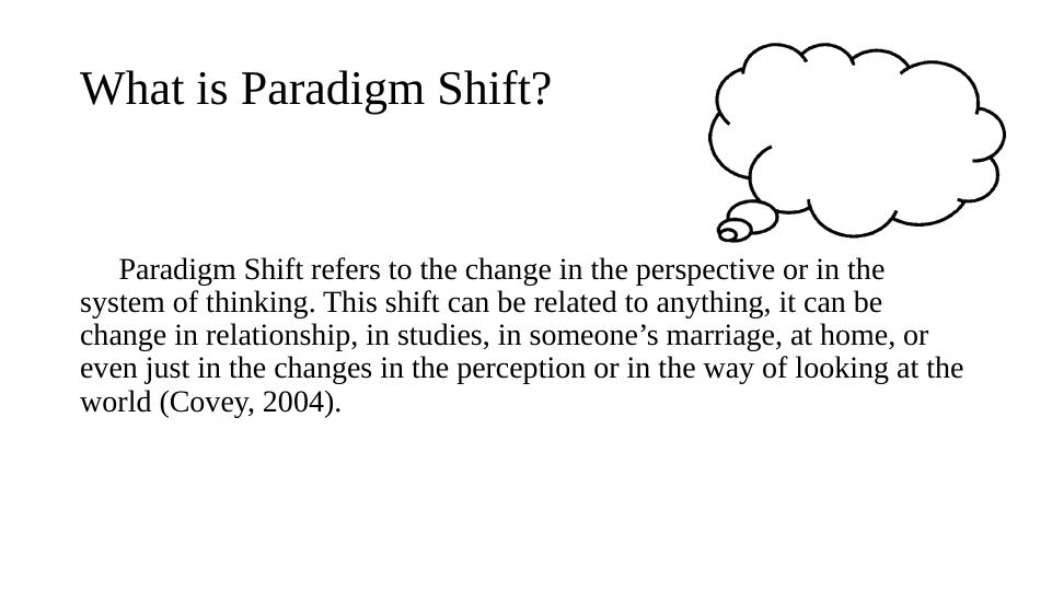 Paradigm Shift: A Reflective Analysis_2