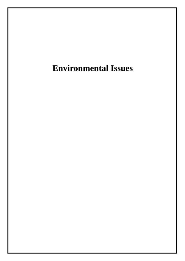 Environmental Issues and Business Intelligence Reporting_1