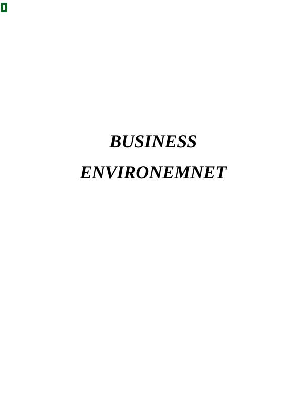 (BE)Business Environment Assignment- Aldi_1