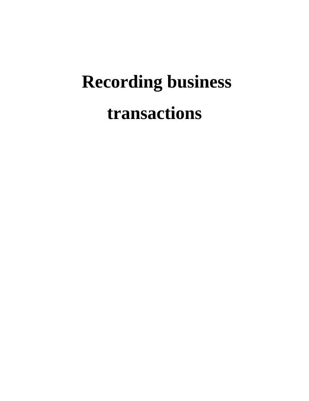 Recording Business Transactions_1