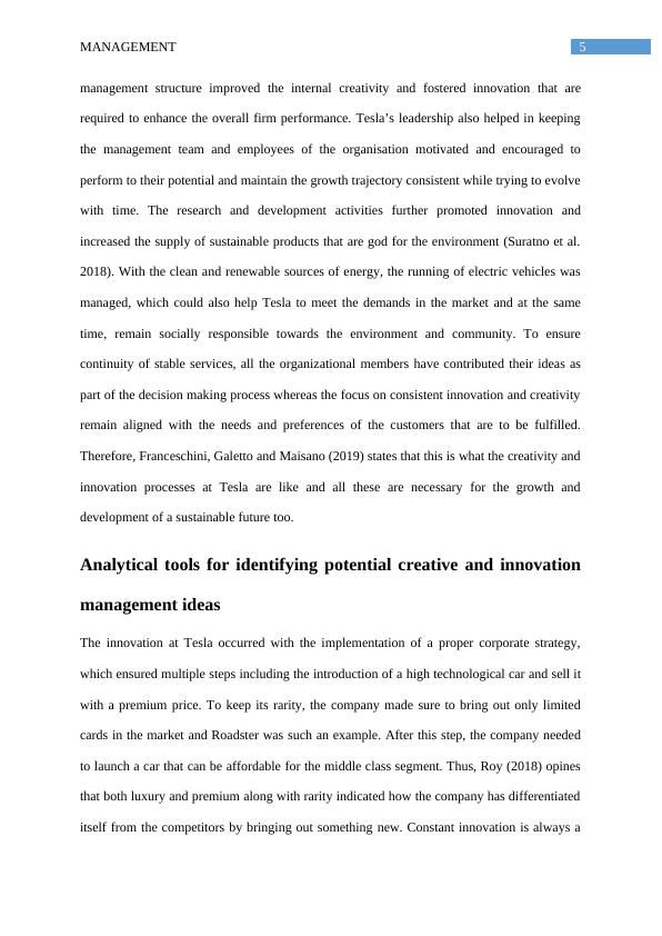 Creativity and Innovation Management | Tesla Case Study_6