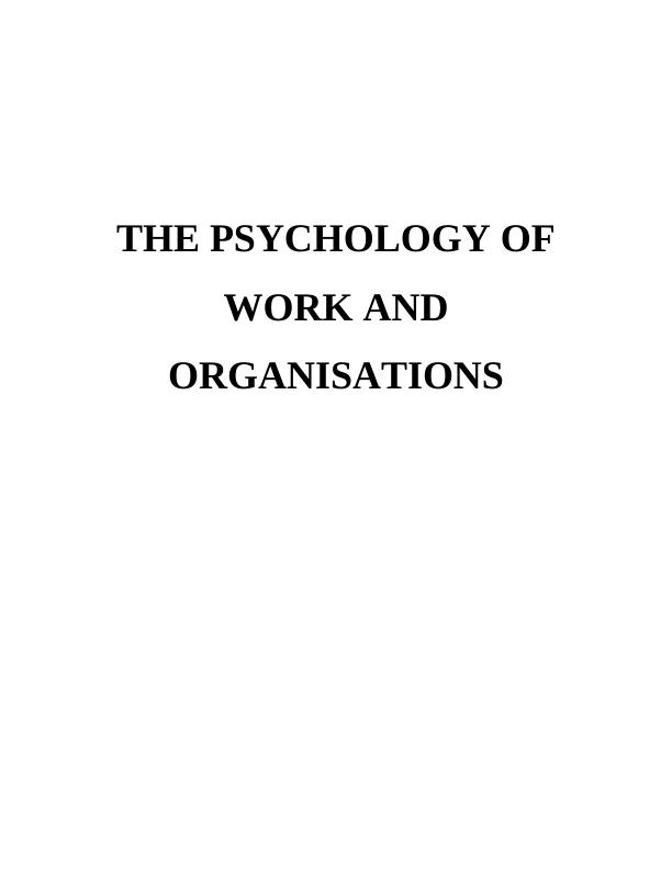 (PDF) The psychology of work_1