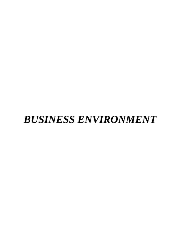Business Environment Essay of Unilever Plc_1