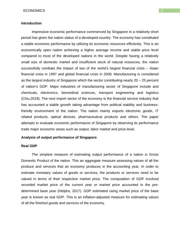 Analysis of Output Performance of Singapore_3