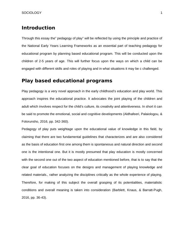 Play Pedagogy Australia Essay 2022_2