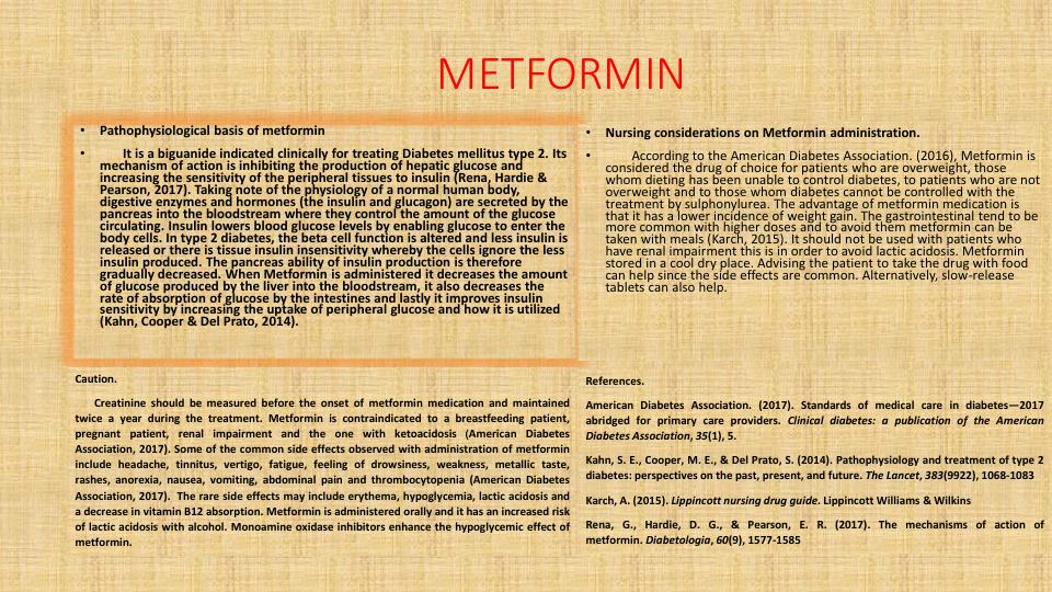 Pathophysiological basis of metformin_1