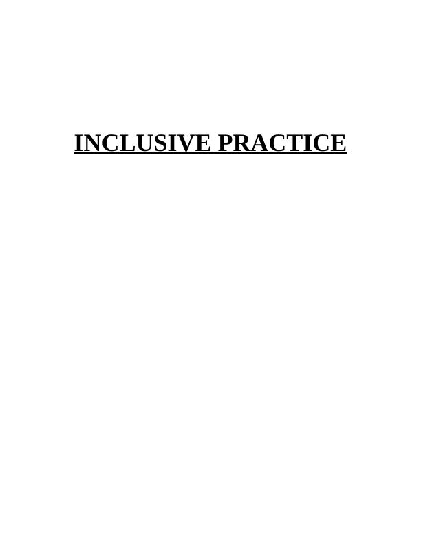 Inclusive Practices Assignment_1