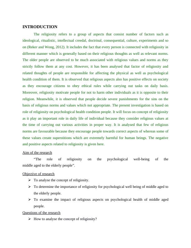 Role of Religiosity on the Psychological  Assignment PDF_4