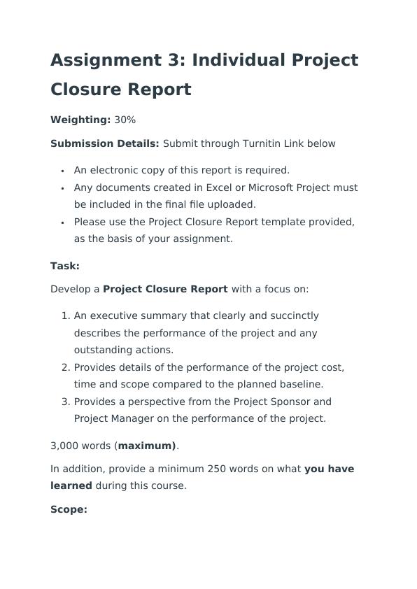 Project Closure Report for Melbourne-Brisbane Inland Rail Project_1