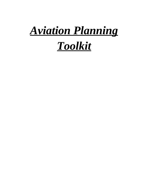 Aviation Planning Toolkit: Review, Challenges, Stakeholders, Arguments, and Decision for LHR Expansion_1