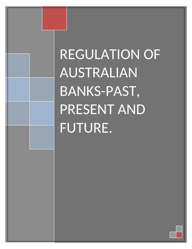 The Banking Industry in Australia : Report_1