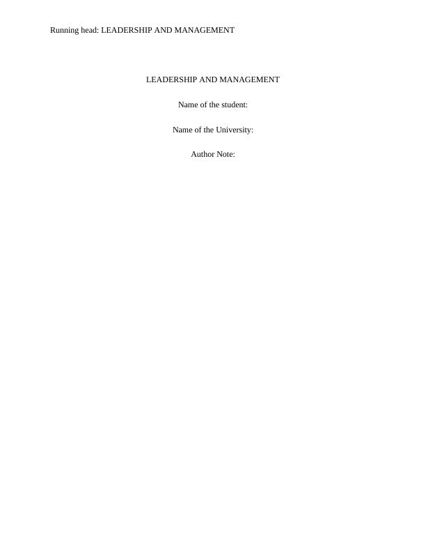 Leadership and Management Research Paper 2022_1