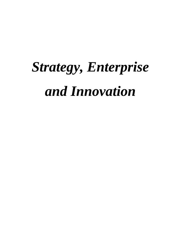 Strategy, Enterprise and Innovation_1