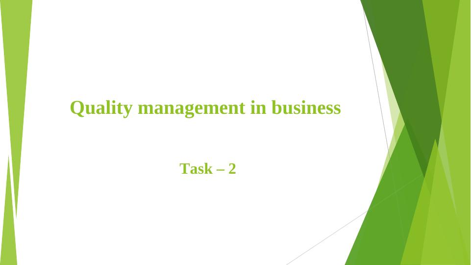 Quality Management in Business_1
