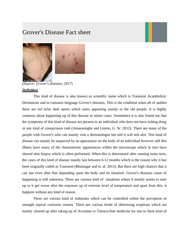 Grover's Disease Fact Sheet_1