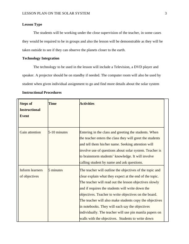 Solar Systems Lesson Plan Assignment 2022_3
