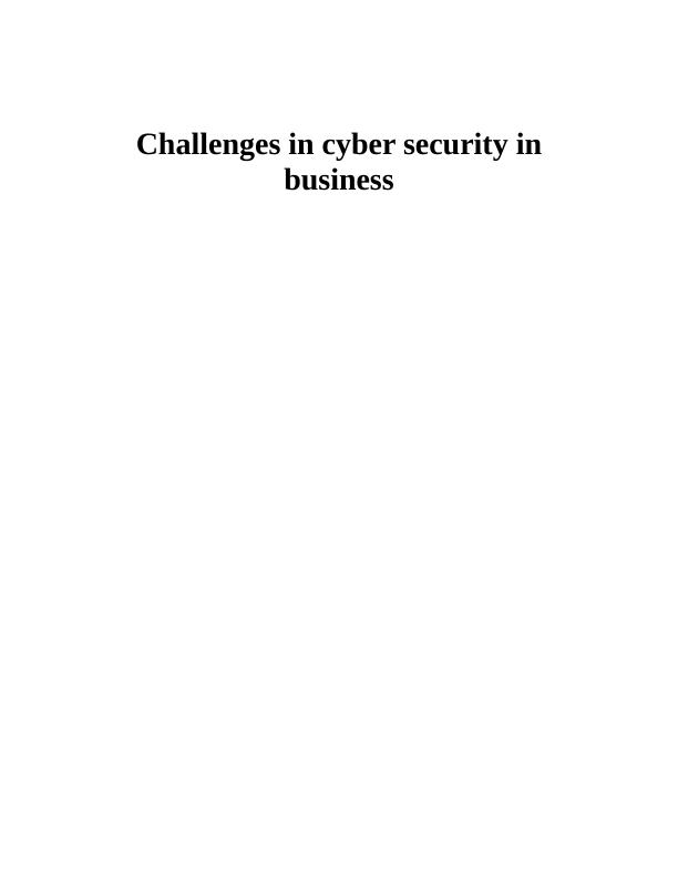 (Solved) Cyber security challenges Assignment_1