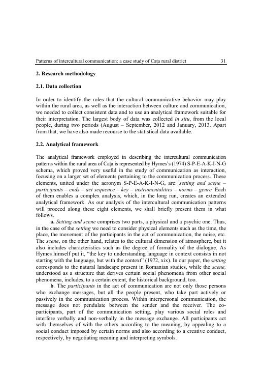 Patterns of Intercultural Communication: A Case Study of Caţa Rural District_3