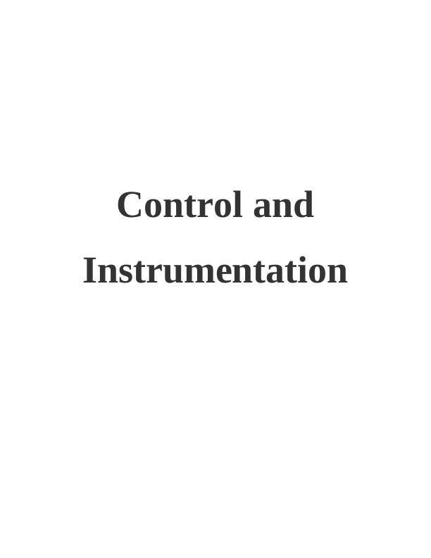 Control and Instrumentation Doc_1