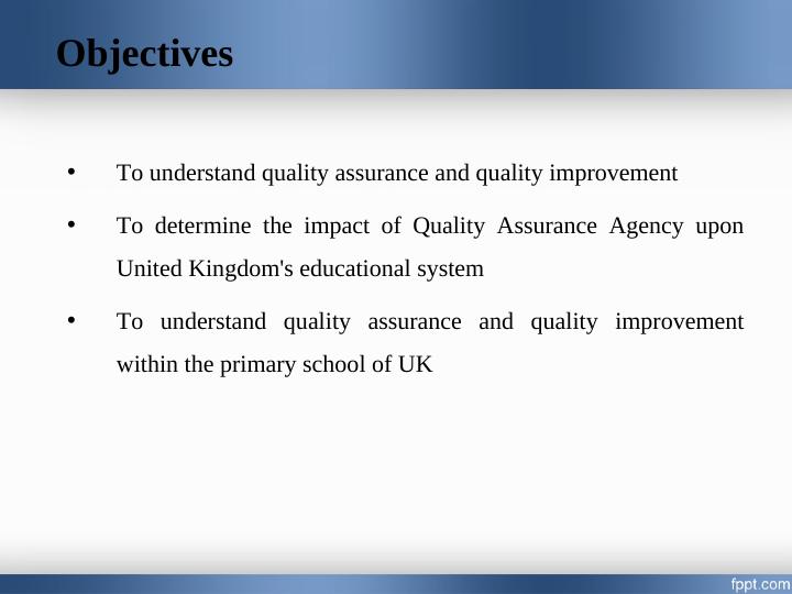 Importance of Quality Assurance and Quality Improvement in UK Education System_4