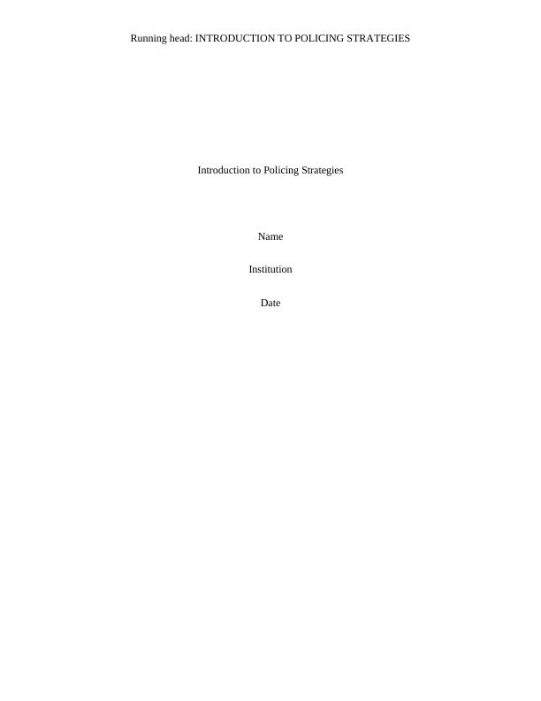 Introduction to Policing Strategies PDF_1