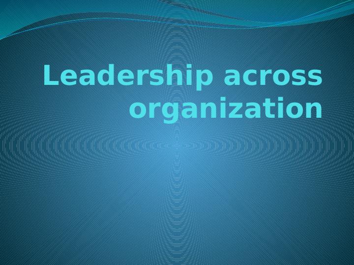 Leadership across organization_1