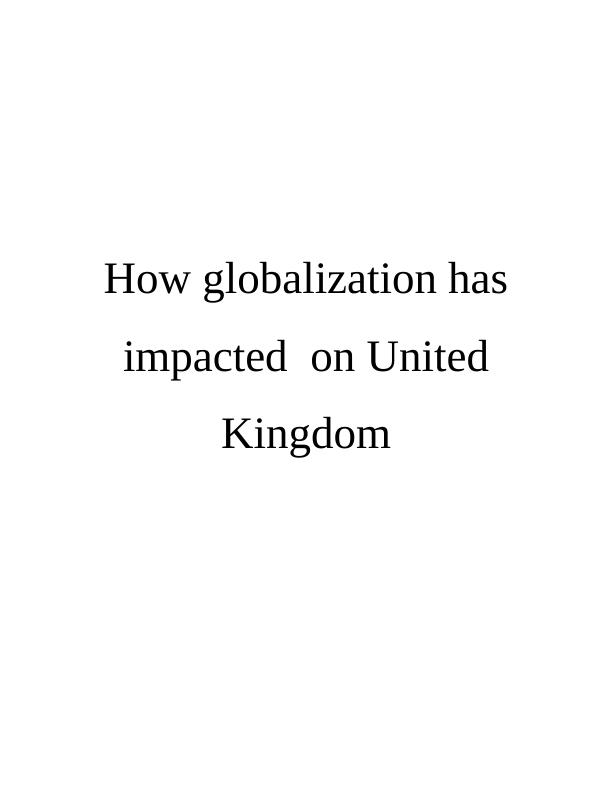 what are the environmental impacts of globalization