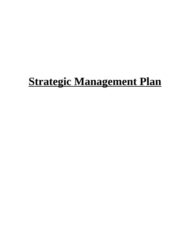 Strategic Management Plan for John Lewis_1