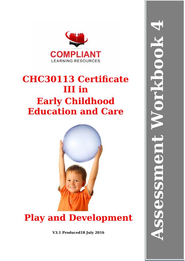 Diploma of Early Childhood Education and Care (CHC50113)_1