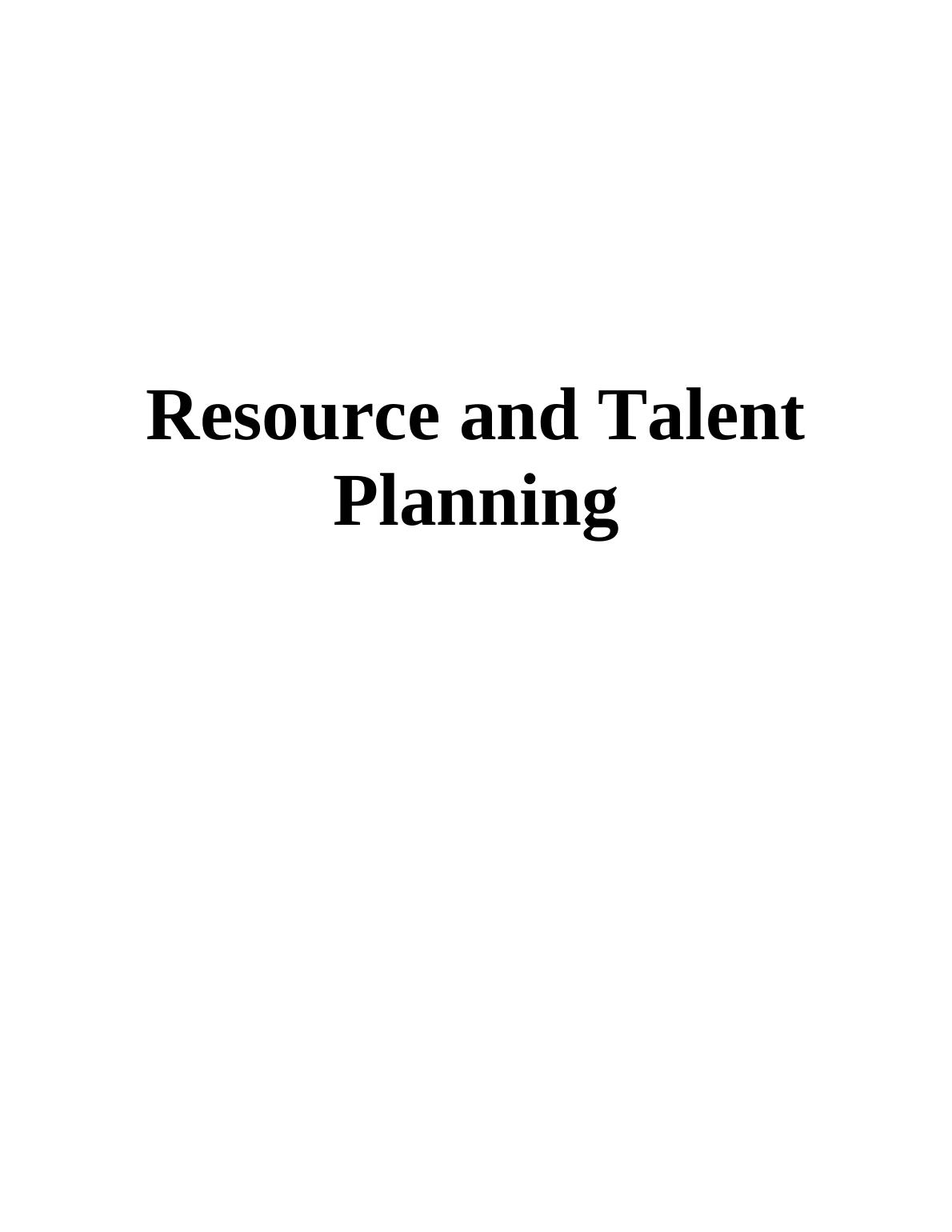 Resource and Talent Planning_1