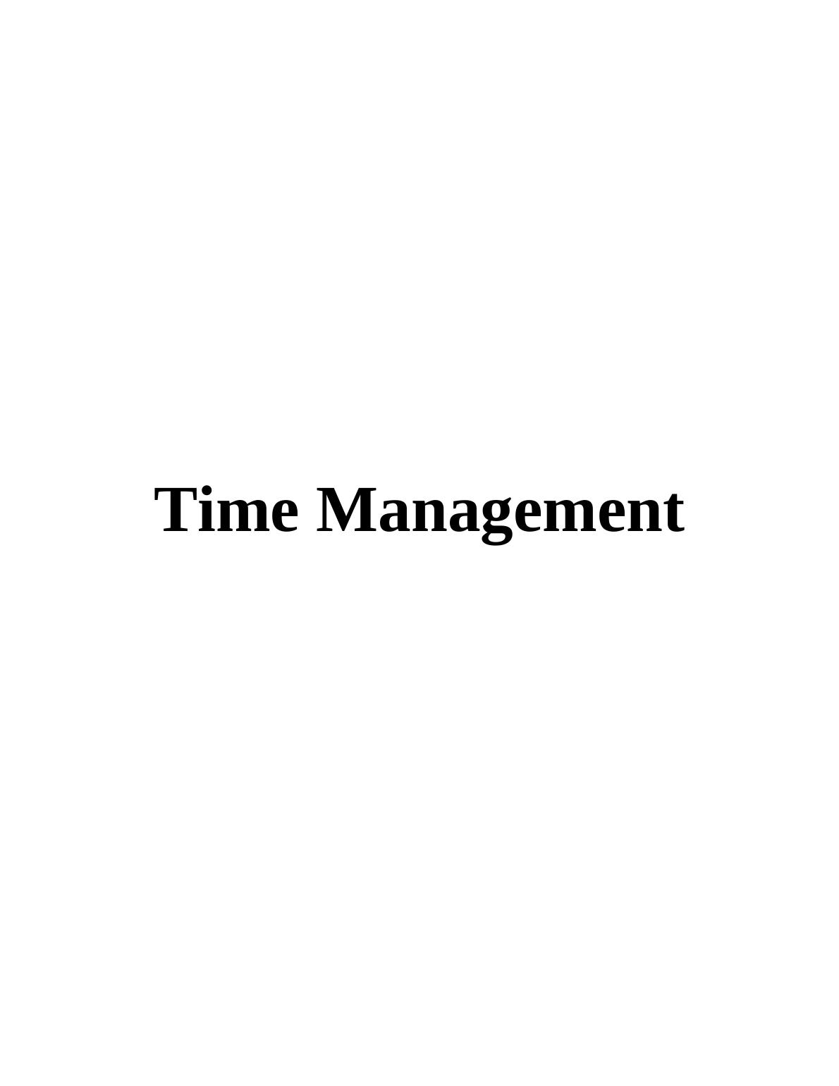 Time Management in Nestle: Current Offerings, Target Market, and SWOT Analysis_1