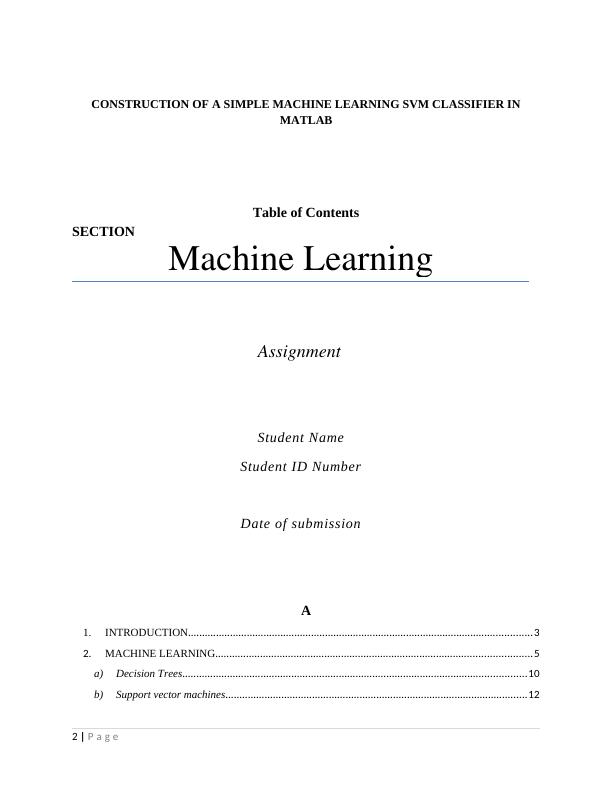 Construction of a Simple Machine Learning SVM Classifier in MATLAB_2