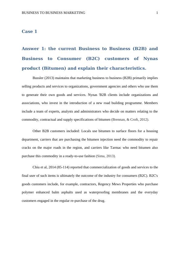 Business To Business Marketing Assignment Report_2