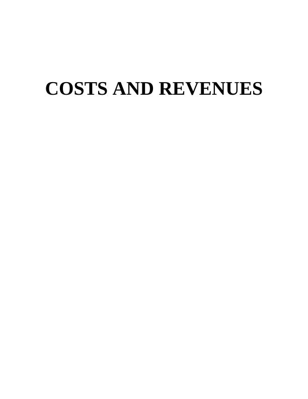 Costs and Revenues Assignment (Doc)_1