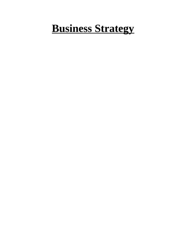 Importance of Business Strategy