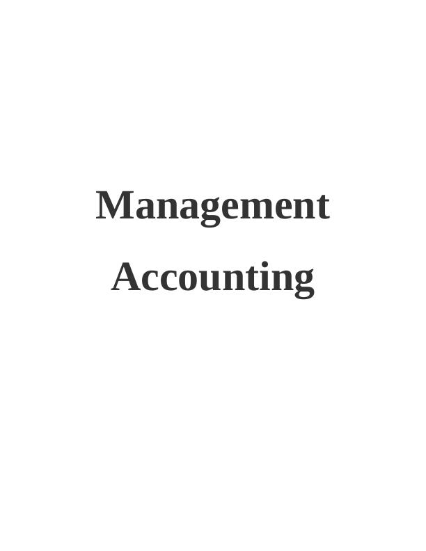Management Accounting in a Non-linear Organization_1
