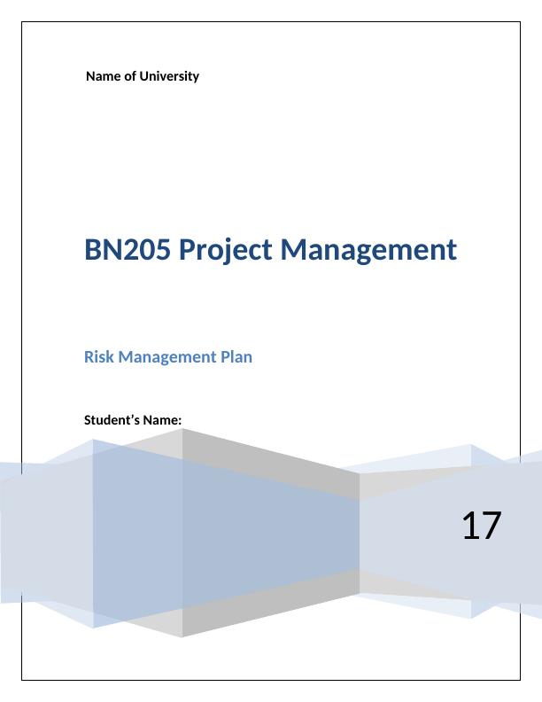 BN205 - Project Manager Issues - Case Study_1
