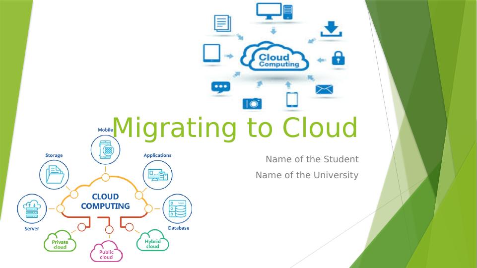 Migrating to Cloud: Architecture and Benefits for DTGOV_1