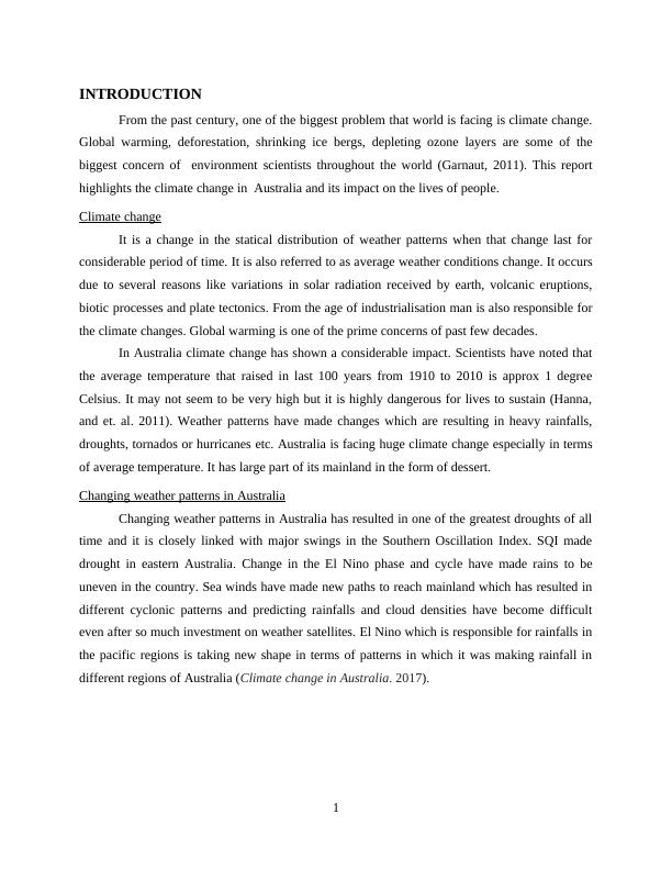Assignment on Climate Change Sample_3