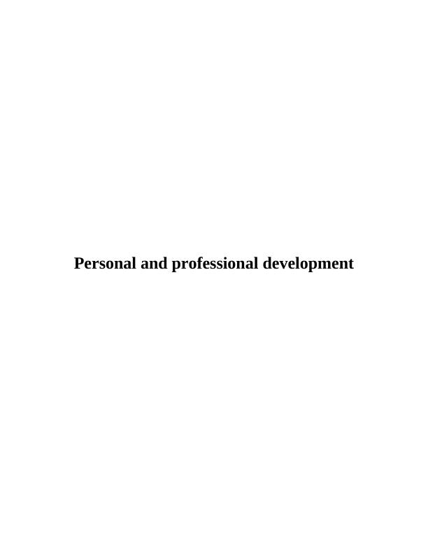 Self Managed Learning in Personal and Professional Development_1