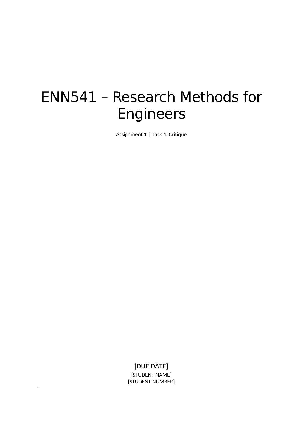 research paper about engineers