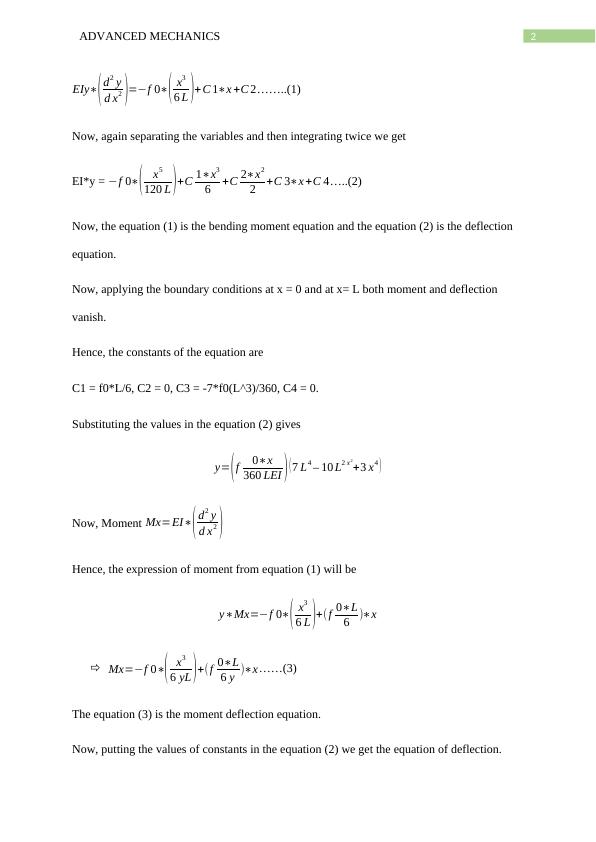 Advanced Mechanics - Solved Assignments and Essays_3