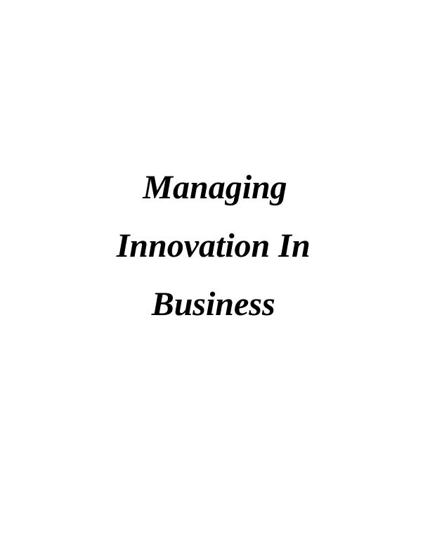 Innovation Management -  Apple Inc_1